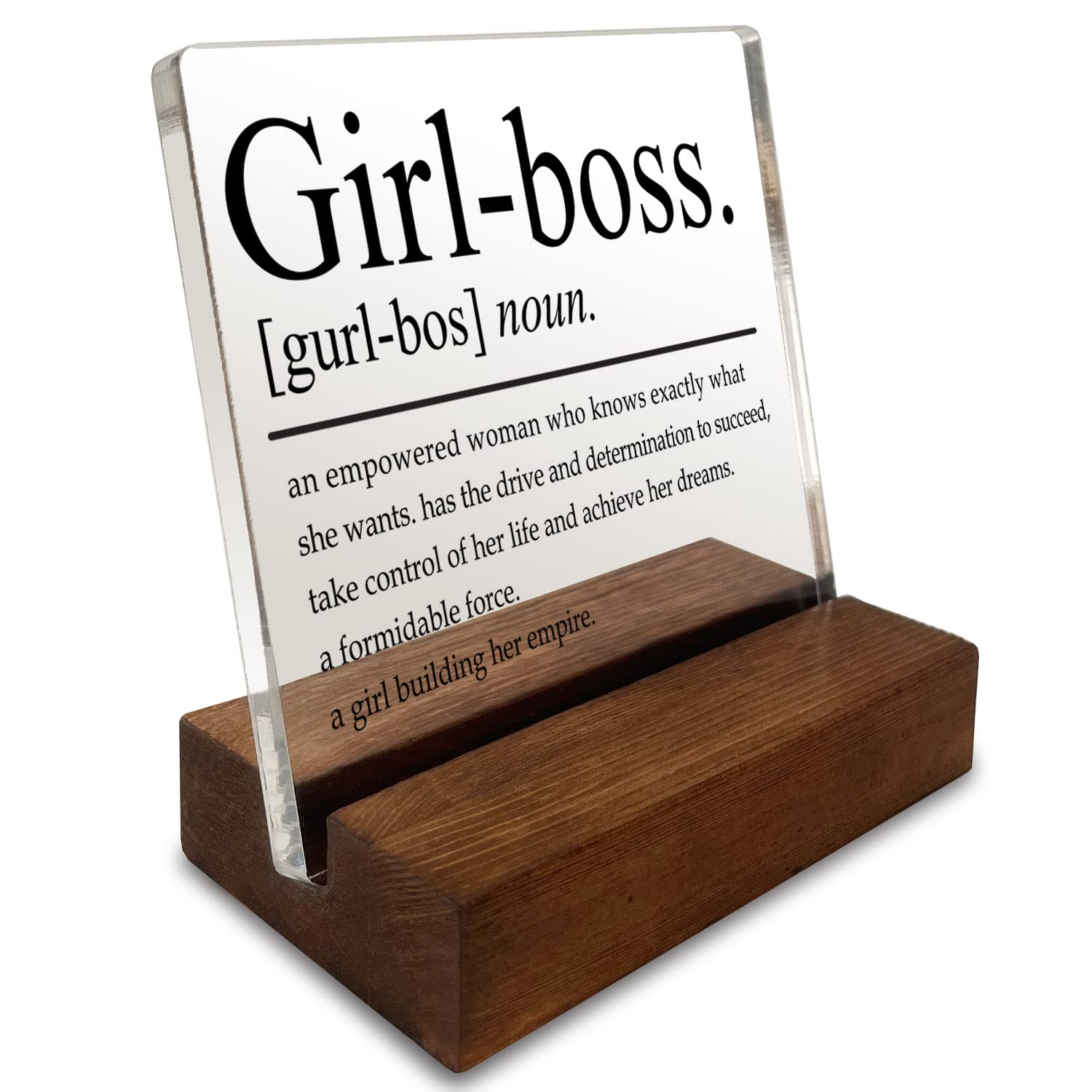 Queendom Motivational Desk Plaque - Leaders Choice